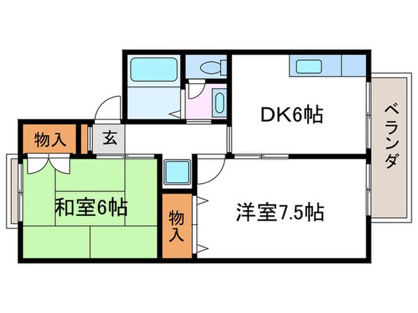 シャルマン桂川の物件間取画像